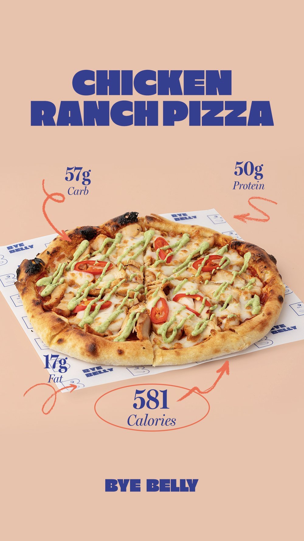 Chicken Ranch Pizza